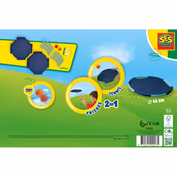SES Creative Divertimento con il tennis e il frisbee