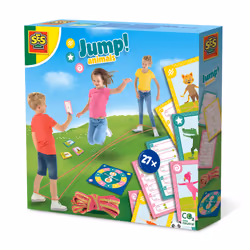 SES Creative Jump! animals - French skipping challenges, Corda cinese per saltare, 3 anno/i