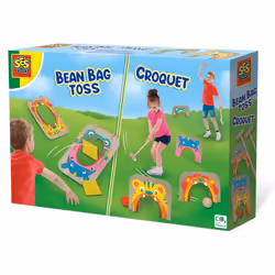 SES Creative Croquet e lancio della busta di fagioli, Gioco del calcio, 4 anno/i