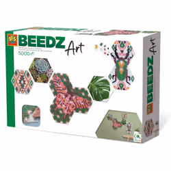 SES Creative Beedz Art - Hex tiles Botanica, 5000 pz, 12 anno/i, Bambino/Bambina, Bambino, Multicolore, Non adatto per bambin ...