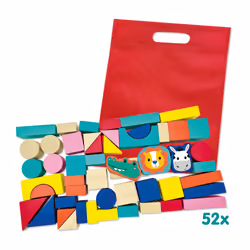 SES Creative Tiny Talents Mattoncini in legno