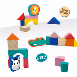 SES Creative Tiny Talents Mattoncini in legno - Vista aggiuntiva 4
