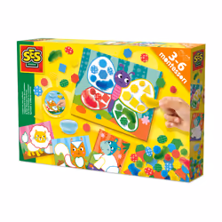 SES Creative Montessori - Sorting colours and materials, Kit di attività manuali per bambini, 3 anno/i, Carta, Multicolore