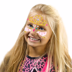 SES Creative Gioielli glitter per il viso alla moda (- Principessa)