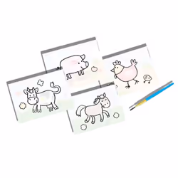 SES Creative My First Colorare con l'acqua - Gli animali della fattoria - Vista aggiuntiva 4