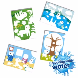 SES Creative My First Colorare con l'acqua - Animali nascosti