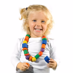 SES Creative Imparo a infilare le perline per bambini