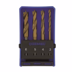 Set 4 punte titanio per foratura legno. Acquistalo subito da CFadda e ricevilo comodamente a casa.