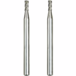 Dremel - Set di 2 frese in acciaio ad alta velocità 193 Diametro del gambo: 3,2 mm Diametro operativo: 2.0 mm Massimo RPM: 30 ...