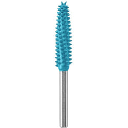Max High Performance Power Carving Bit (9952DM), punta di acciaio inox, cono di 6,35 mm di largo per praticare fori profondi in legno, plastica,
