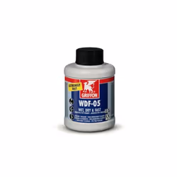 Adesivo tixotropico per PVC Griffon WDF-05 - 250 ml Adesivo tixotropico per PVC rigido e flessibile, di colore blu a presa mo ...