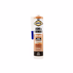 sigillante plasto-elastico a base poliacrilica. Ideale per sigillare o riempire crepe e fessure su legno, parquet. Inodore, v ...