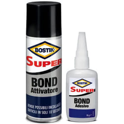 Bostik - Super Bond Adesivo Istantaneo con Attivatore 50g + 200ml