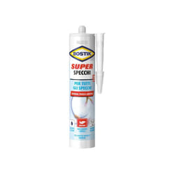 Bostik - Adesivo super specchi colore bianco estrema forza adesiva cartuccia 425g