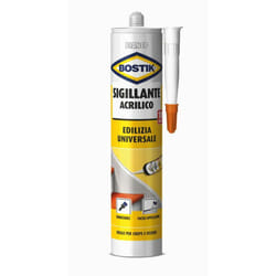 Bostik - Sigillante Acrilico Bianco 300 ml - Multiuso, Verniciabile e Resistente