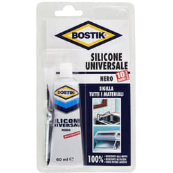 Bostik - Silicone Nero Sigillante Universale Tutti i Materiali - 60ml