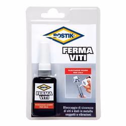Adesivo sigillante anaerobico pronto all'uso. Bloccaggio sicuro. Non cola. Anticorrosione. Ideale per il bloccaggio di sicure ...