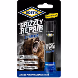 Adesivo per riparazioni estreme Adatto per interni ed esterni. Bostik Grizzly Repair Estremo si basa sull'innovativa tecnolog ...