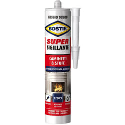 Bostik - Super Sigillante Caminetti e Stufe - Grigio Sigillante Caminetti 530g