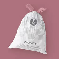 Brabantia 100253 sacchetto per rifiuti 3 L Bianco 40 pz