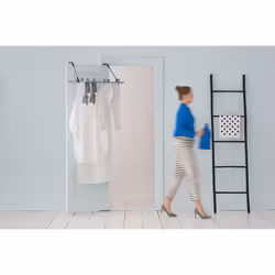 Brabantia Radiator Airer and Hanging Drying Rack - Metallic Grey - Vista aggiuntiva 3