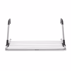 Brabantia Radiator Airer and Hanging Drying Rack - Metallic Grey - Vista aggiuntiva 4