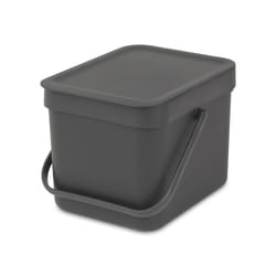 Brabantia Sort & Go Poubelle Plastique Gris 6 L