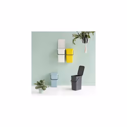 Brabantia Sort & Go Poubelle Plastique Gris 12 L