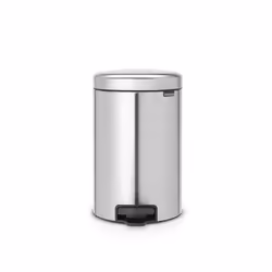 Brabantia 112041, 12 L, Rotondo, Acciaio inox, Plastica, Pedale, 24 cm