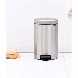 Brabantia 112041 bidone per la spazzatura 12 L Rotondo Acciaio inox - Vista aggiuntiva 5