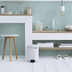 Brabantia Pedal Bin newIcon Rotondo Bianco - Vista aggiuntiva 4