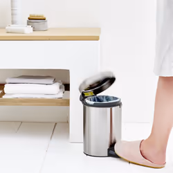 Brabantia Pedal Bin newIcon Rotondo Acciaio spazzolato - Vista aggiuntiva 8