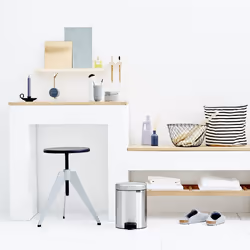 Brabantia Pedal Bin newIcon Rotondo Acciaio spazzolato - Vista aggiuntiva 4