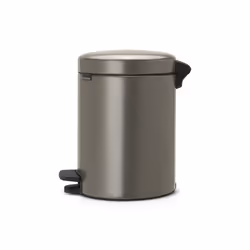 Brabantia Pedal Bin newIcon Rotondo Platino - Vista aggiuntiva 5