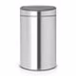 Brabantia Recycling Touch Bin with Plastic Buckets, 10 L and 23 L - Matt Steel Fingerprint Proof