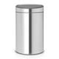 Brabantia Recycling Touch Bin with Plastic Buckets, 10 L and 23 L - Matt Steel Fingerprint Proof