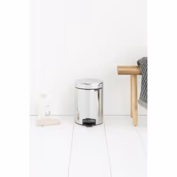 Brabantia GG172 Poubelle à Pédale Newicon avec Seau en Plastique, 3 L - Acier Brillant - Vista aggiuntiva 4