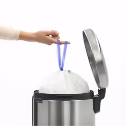 Brabantia 114021 Poubelle à Pédale Newicon avec Seau en Plastique, 20 L - Acier Mat - Vista aggiuntiva 4