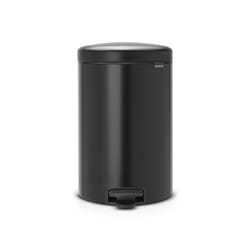 Brabantia 114106 bidone per la spazzatura 20 L Rotondo Nero