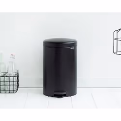 Brabantia 114106 bidone per la spazzatura 20 L Rotondo Nero