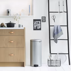 Brabantia Pedal Bin newIcon Rotondo Grigio