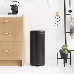 Brabantia Pedal Bin newIcon Rotondo Nero - Vista aggiuntiva 4