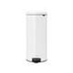 Brabantia -114748 - Poubelle à Pédale NewIcon avec Seau Intérieur en Métal 30 L - Blanc
