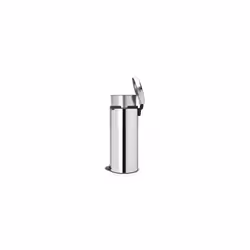 Brabantia -114762 - Poubelle à Pédale NewIcon avec Seau Intérieur en Métal 30 L - Inox Brillant