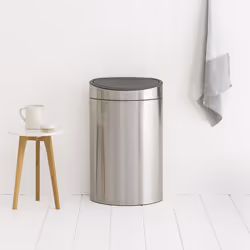 Brabantia 114809 bidone per la spazzatura 40 L Angolo Nero, Acciaio inox - Vista aggiuntiva 5