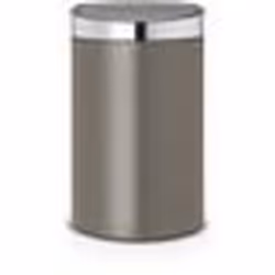 Brabantia Poubelle Touch Bin, 40 litres, Platine avec couvercle en acier inoxydable, Capacité 40 Litres, 72,7 cm x 43,5 cm x ...