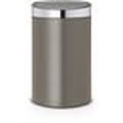 Brabantia Poubelle Touch Bin, 40 litres, Platine avec couvercle en acier inoxydable, Capacité 40 Litres, 72,7 cm x 43,5 cm x 30,2 cm