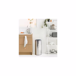 Brabantia Poubelle Touch Bin Unie New, 30 L - INOX Brillant
