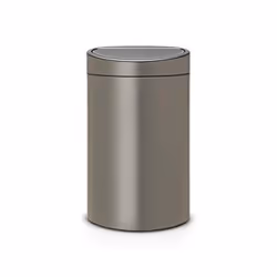 Brabantia afvalemmer Touch Bin New, recycle, 23+10 L platinum