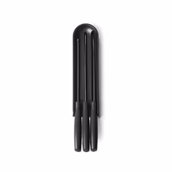 Brabantia Tasty+, Set di coltelli/coltelleria con ceppo, Acciaio inox, Acciaio inox, Nero, 63 mm, 90 mm